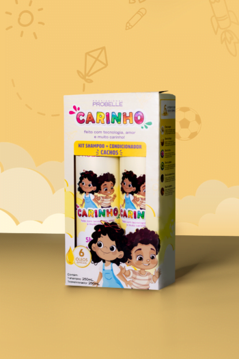 Linha Carinho para Cabelos Cacheados