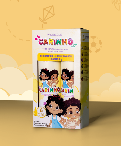 Linha Carinho para Cabelos Cacheados